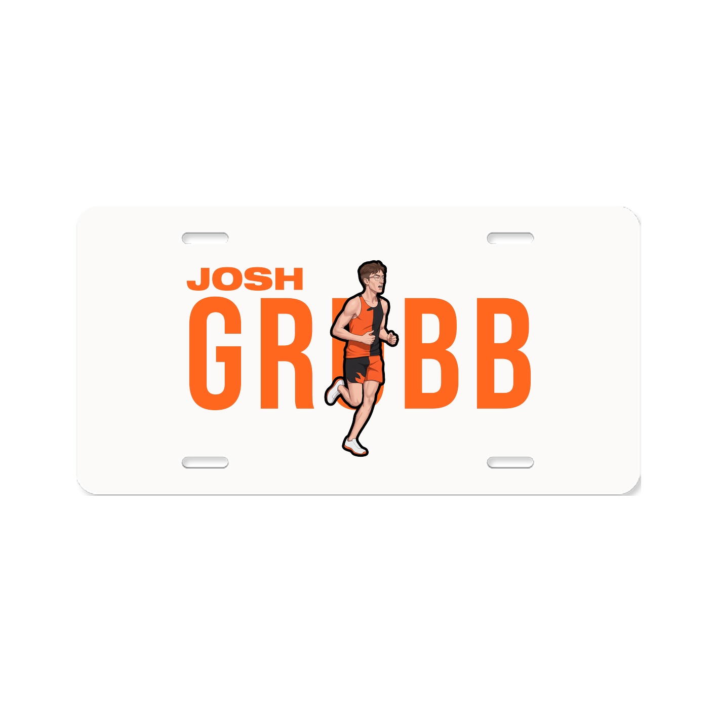 License Plate — Player Name in Classic
