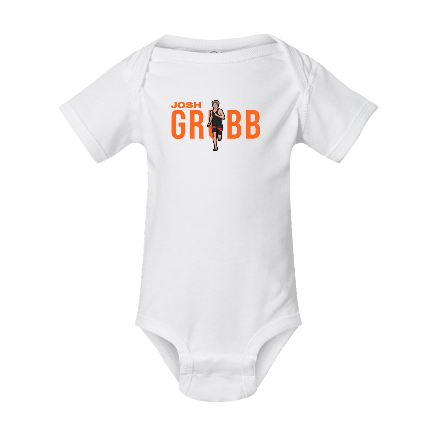 Baby Onesie — Player Name in White