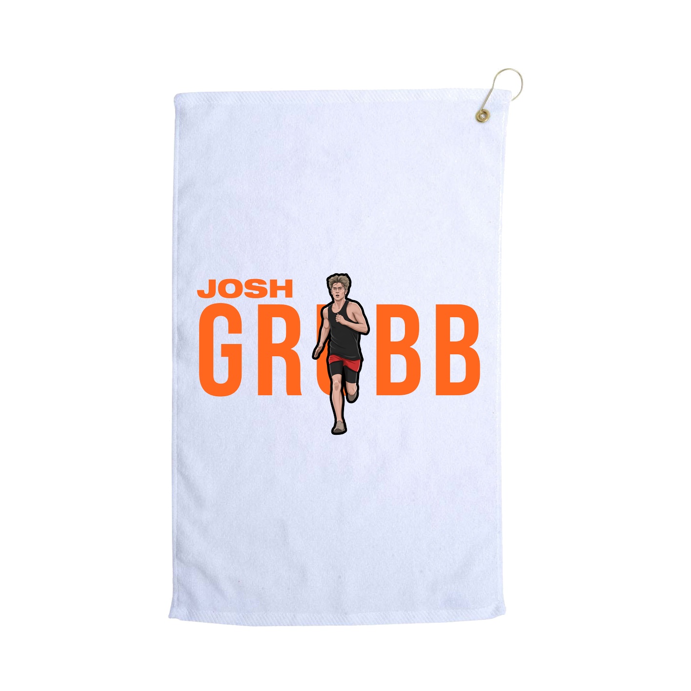 Golf Towel — Player Name in White