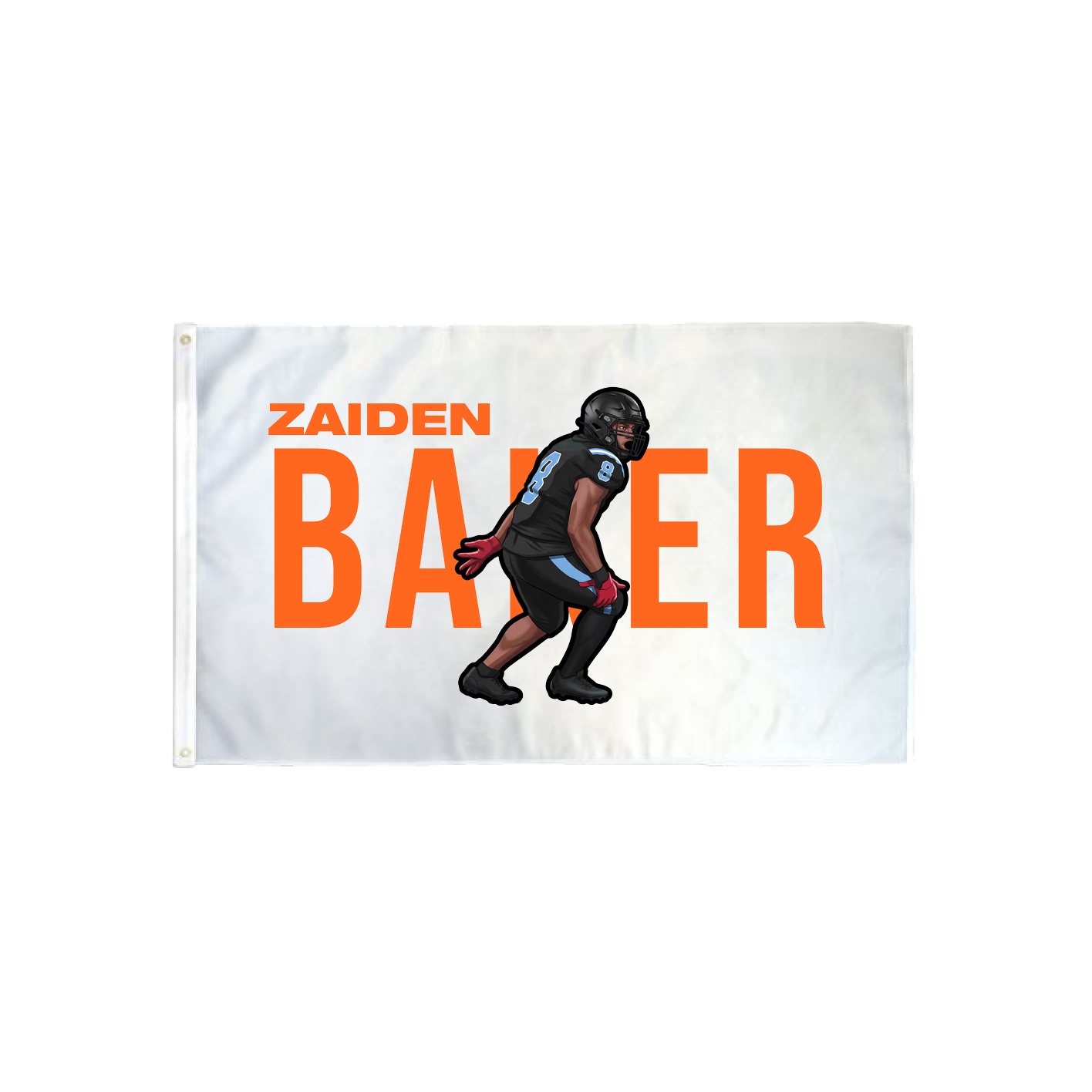 3x5 Flag — Player Name in Classic