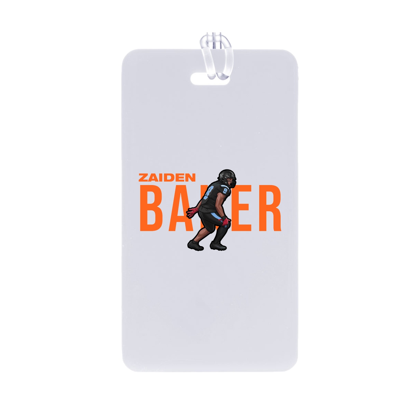 Bag Tag — Player Name in Classic