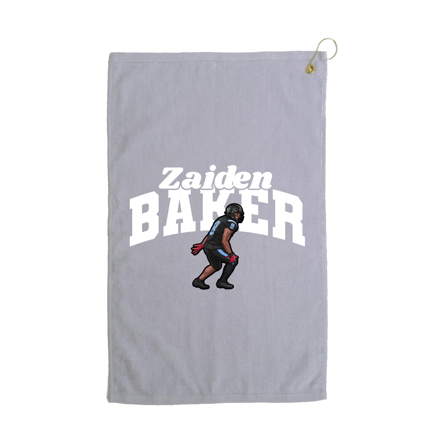 Golf Towel — Signature Arch in Grey