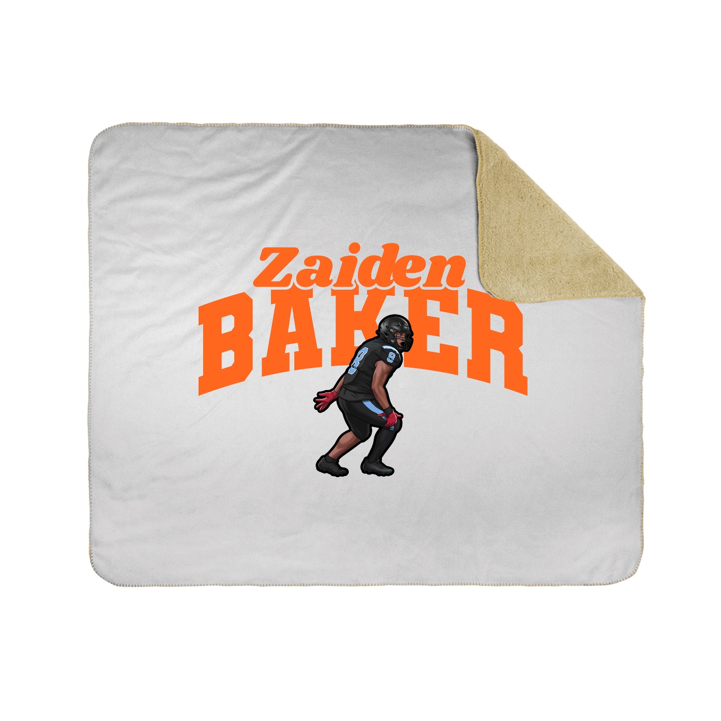 Throw Blanket — Signature Arch in White