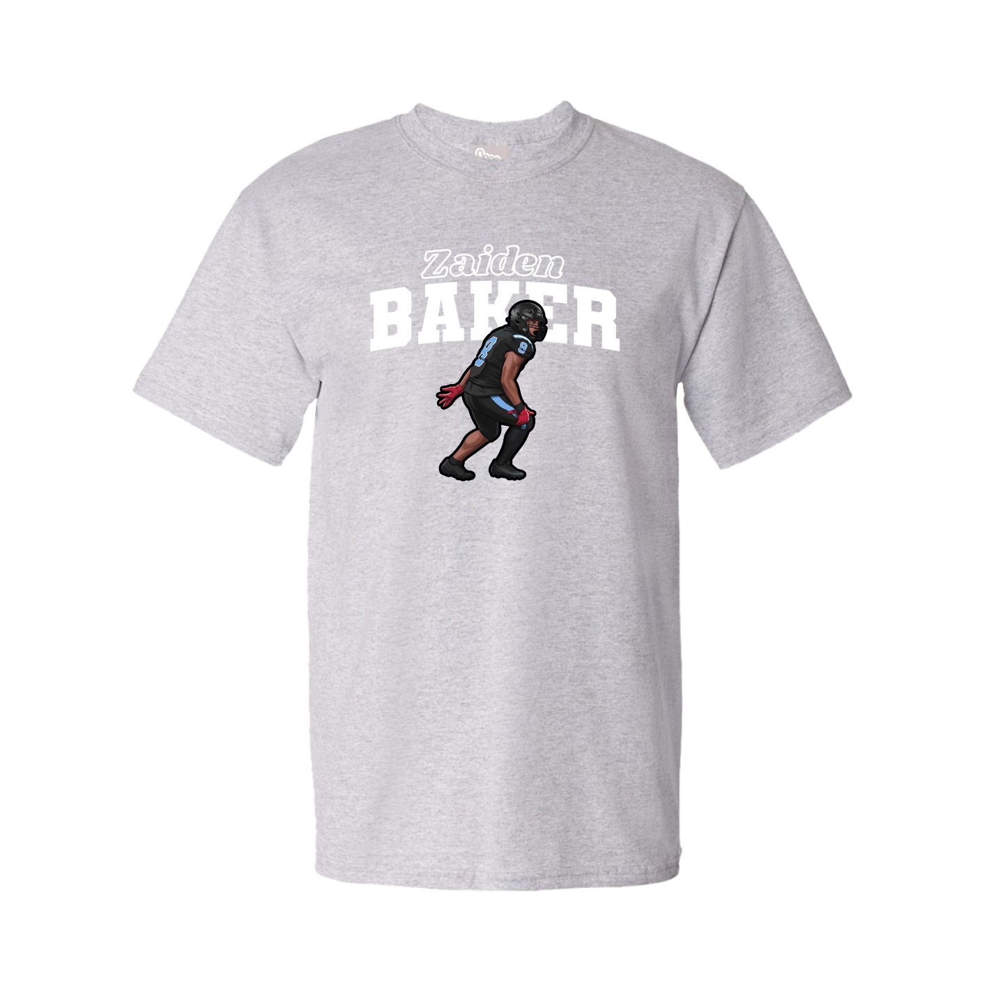 Tee — Name Arch in Grey