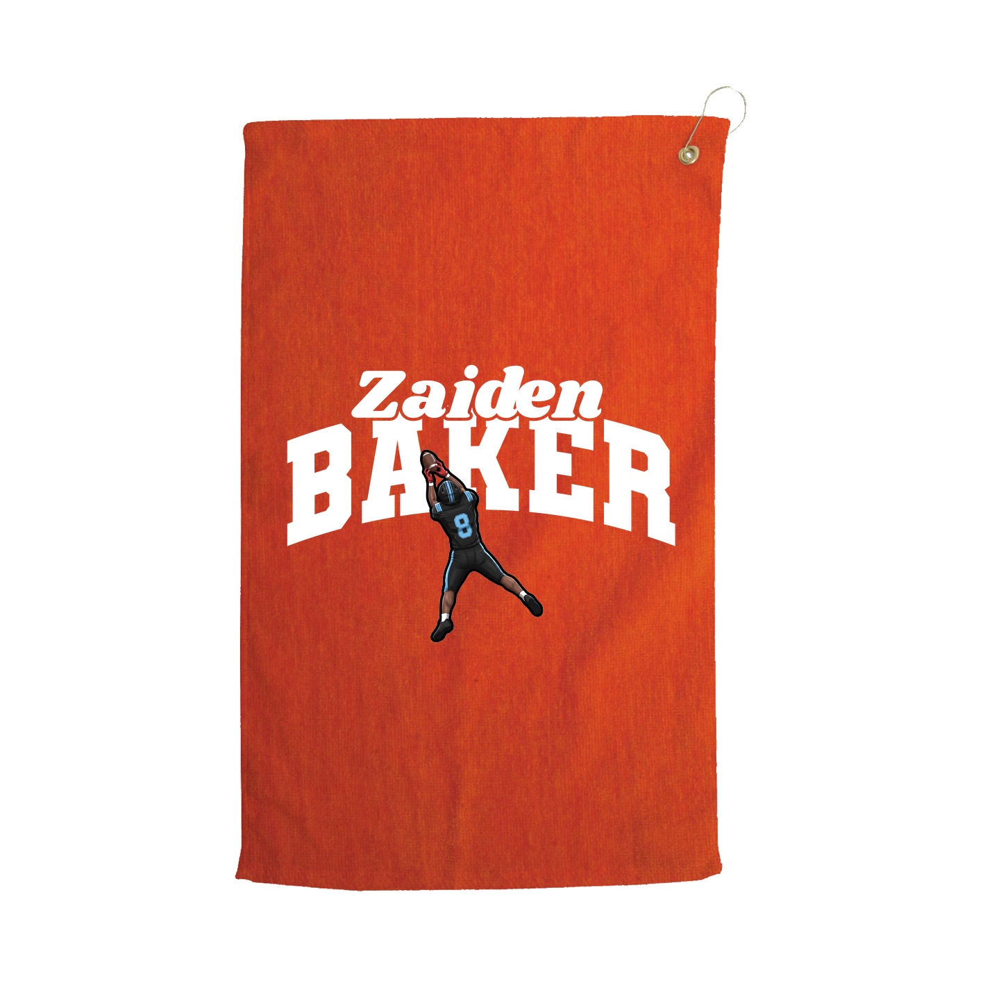 Golf Towel — Signature Arch in Orange