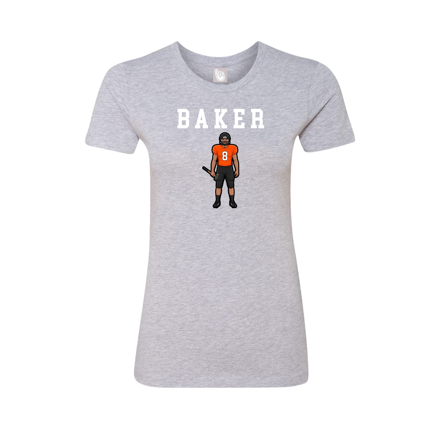 Fitted Women's Tee — Shirsey in Grey