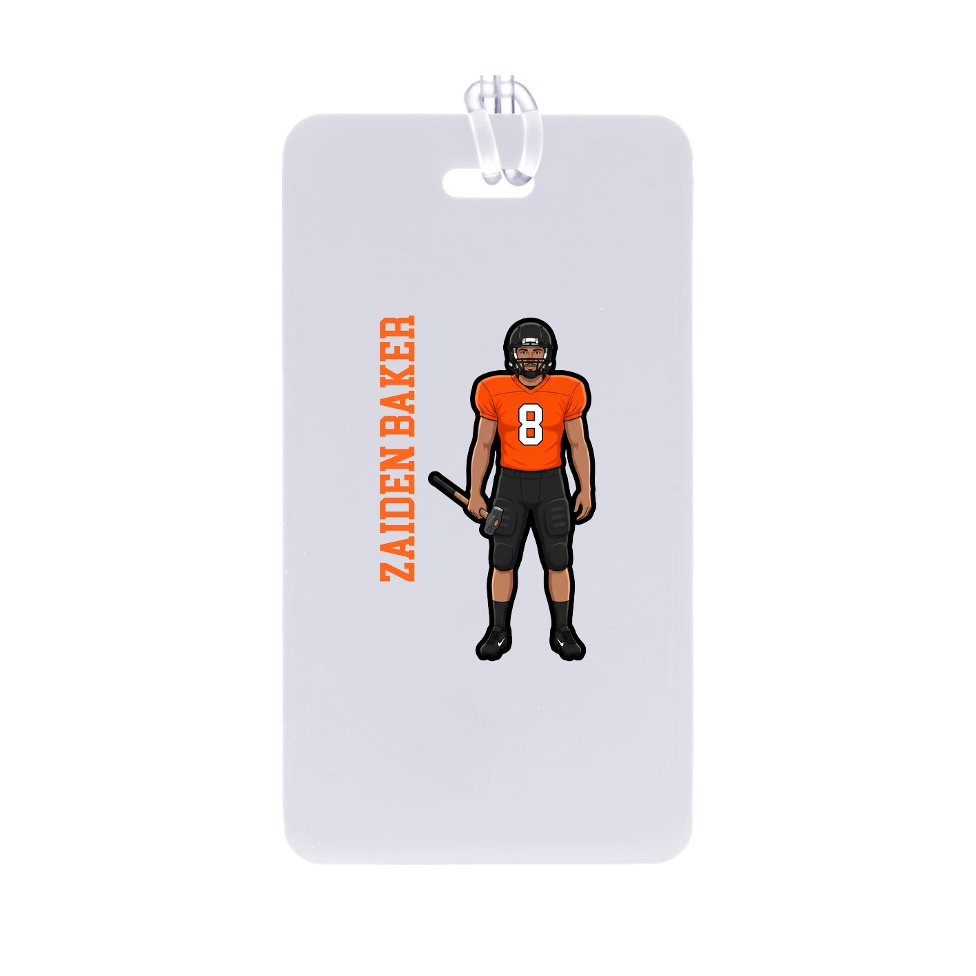 Bag Tag — Name Vertical in Classic