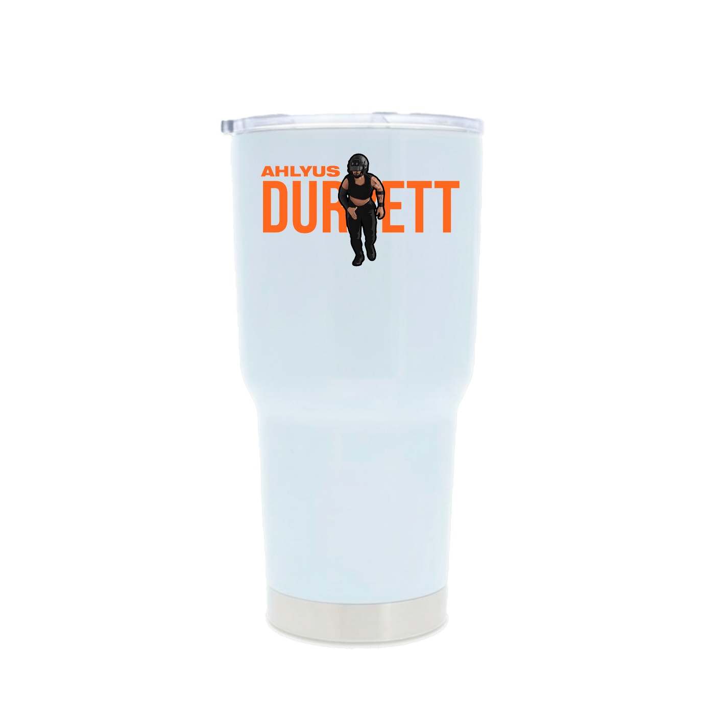 30oz Stainless Steel Tumbler — Player Name in White