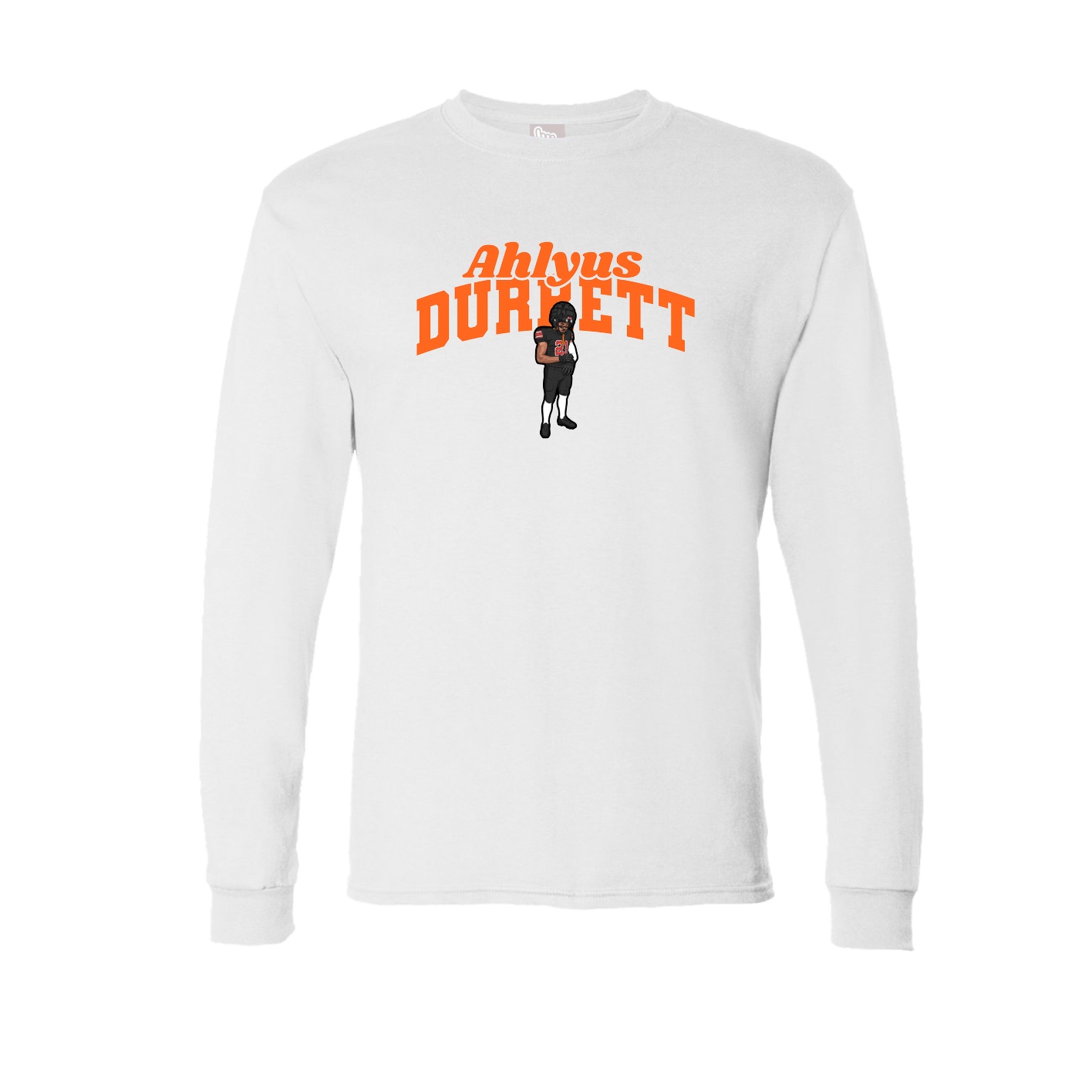 Long Sleeve Tee — Signature Arch in White