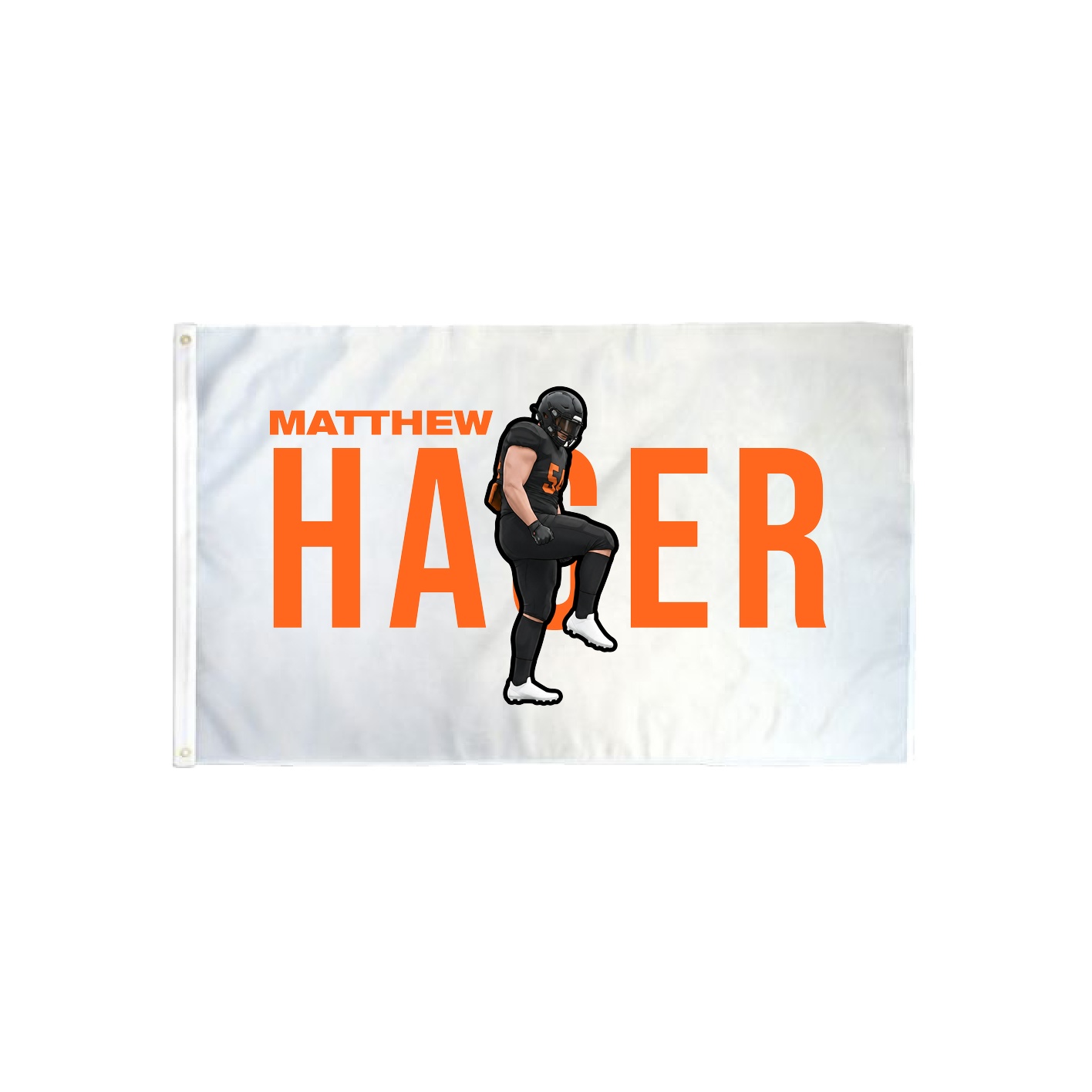 3x5 Flag — Player Name in Classic