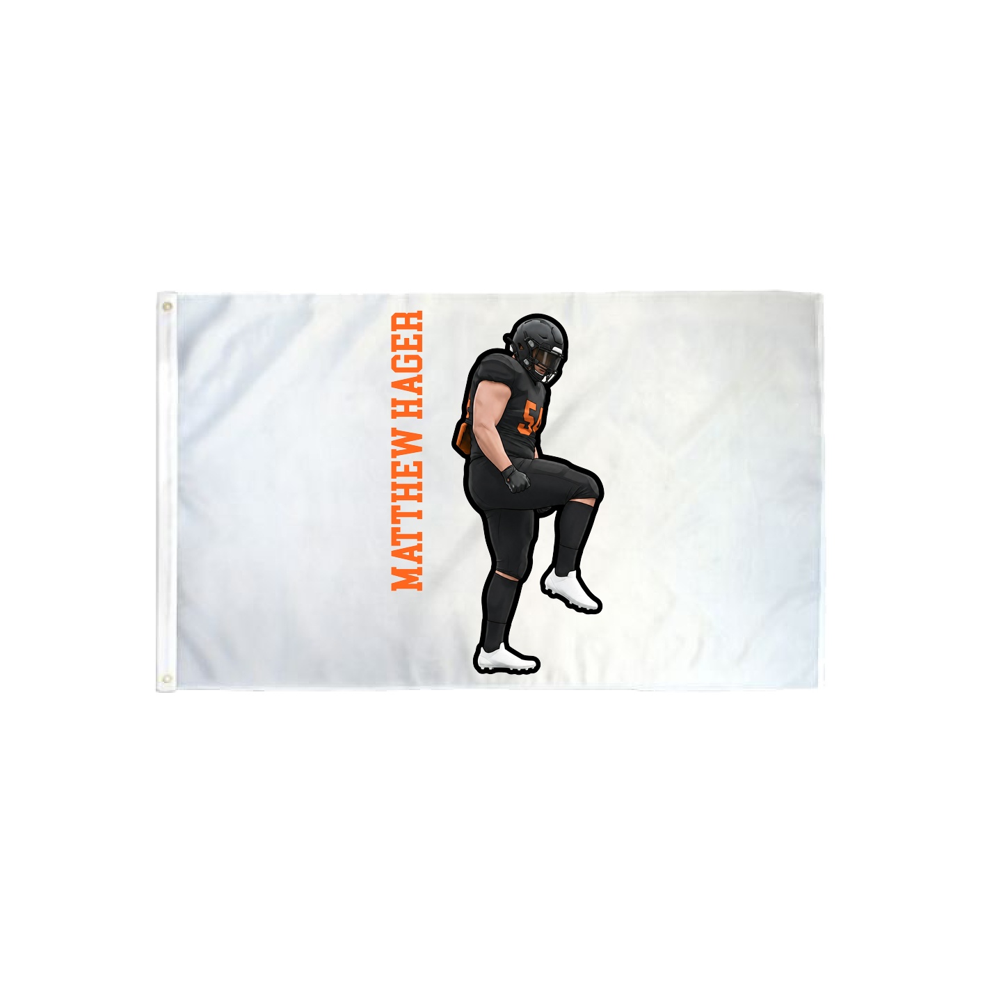 3x5 Flag — Name Vertical in Classic