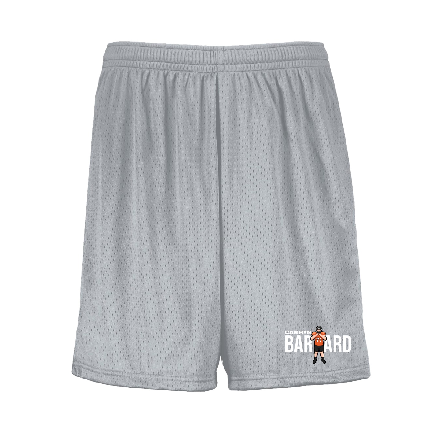 Shorts — Player Name in Silver
