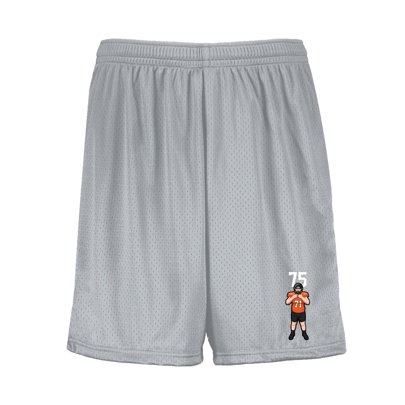 Shorts — Number Top in Silver