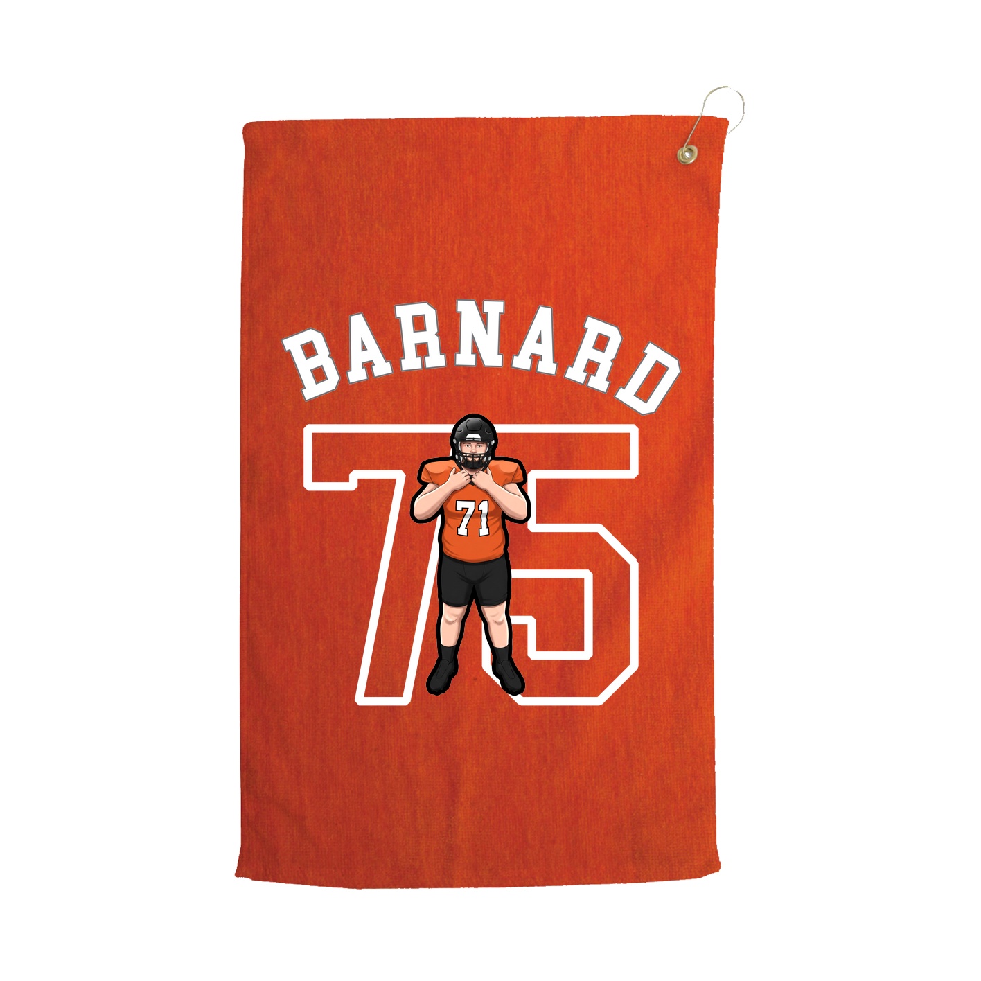 Golf Towel — Shirsey Arch in Orange