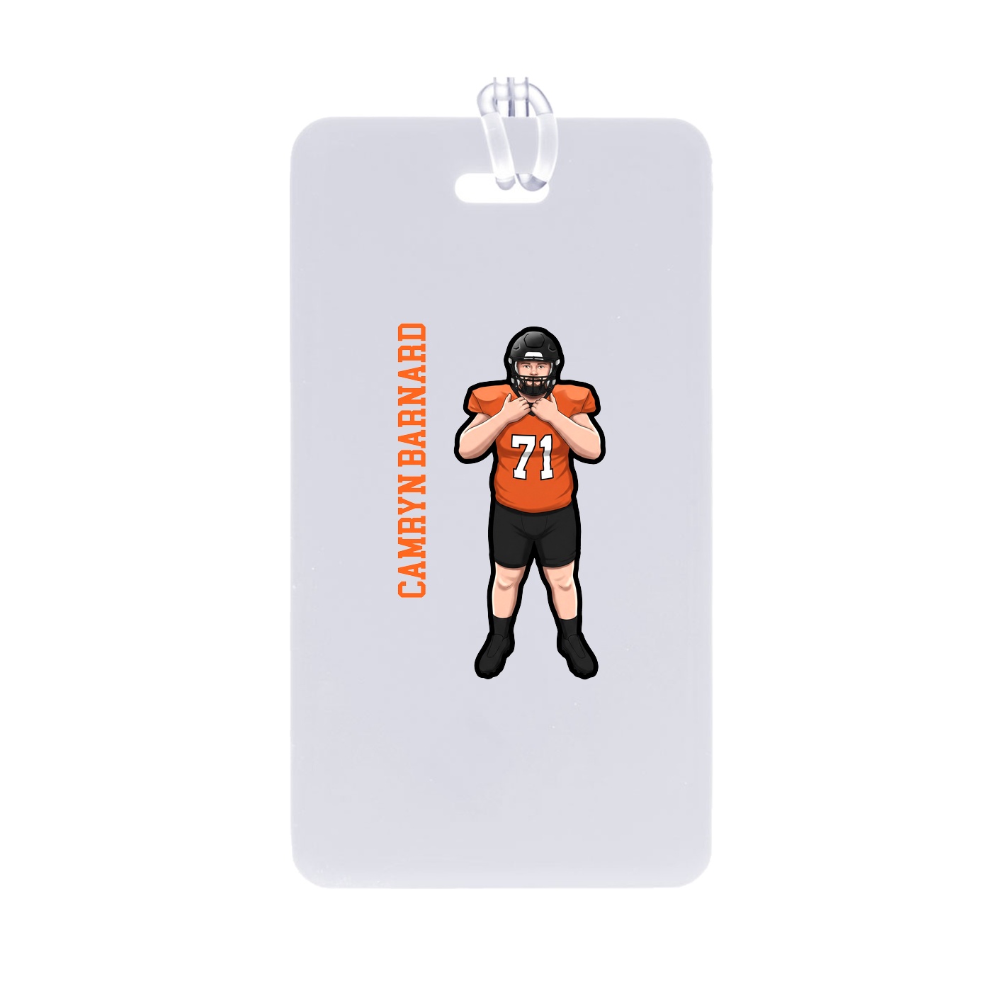 Bag Tag — Name Vertical in Classic