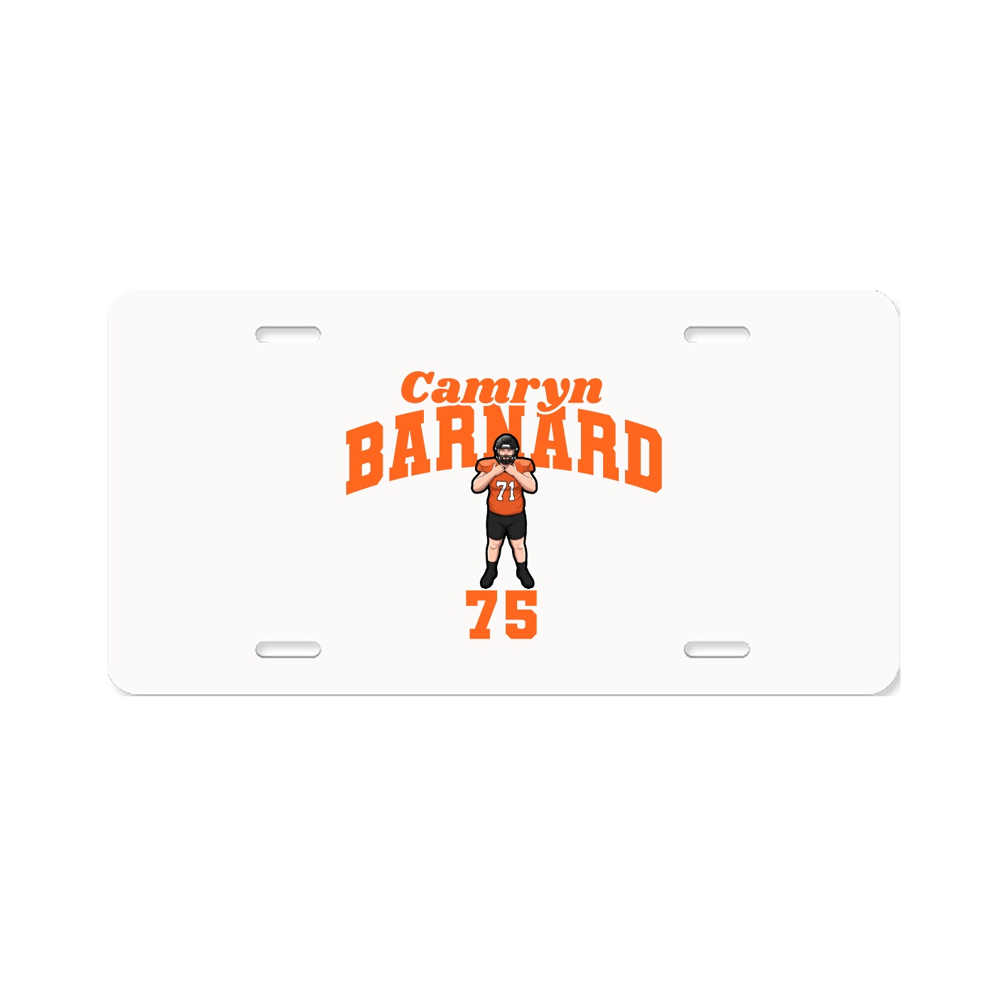 License Plate — Signature Arch in Classic