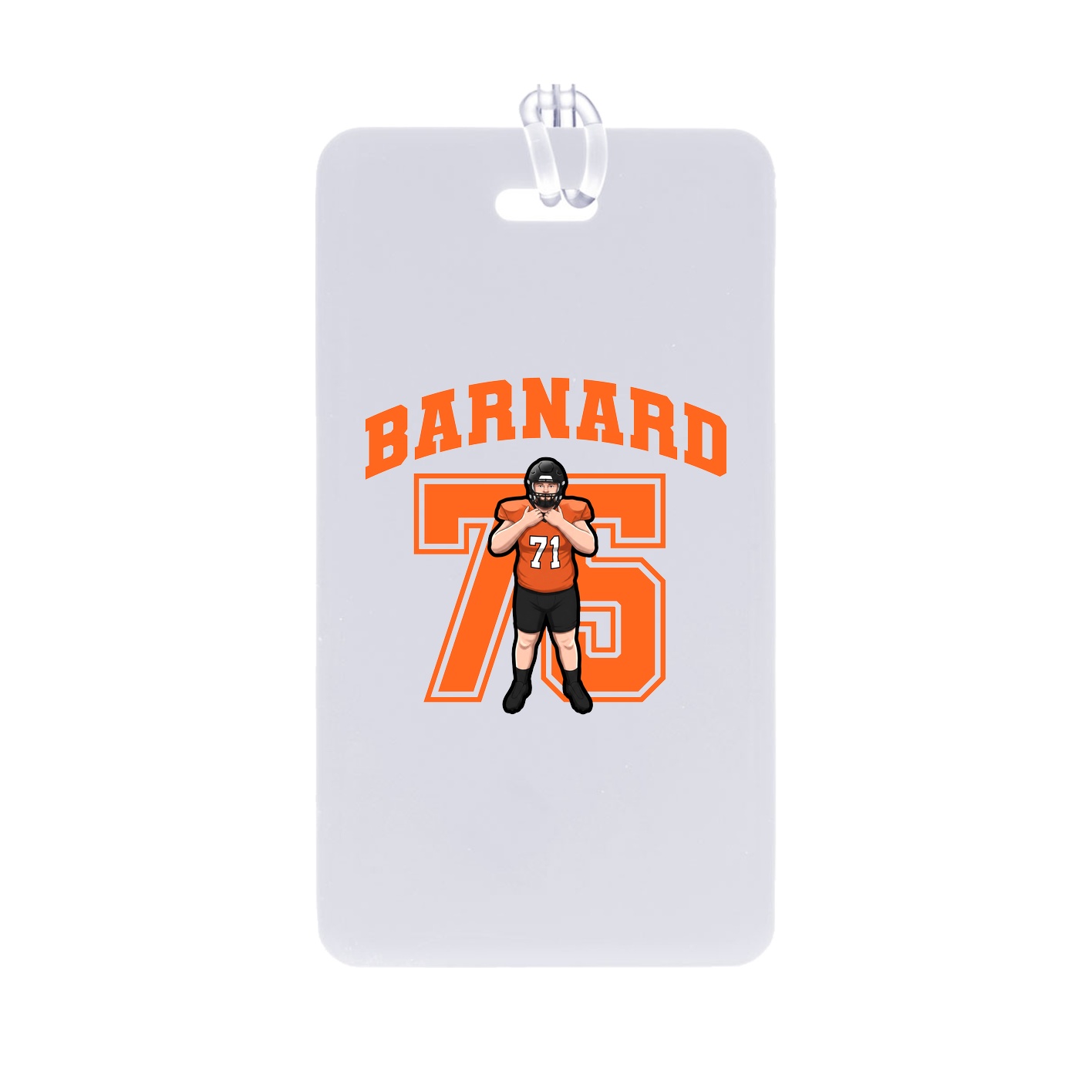 Bag Tag — Number in Classic