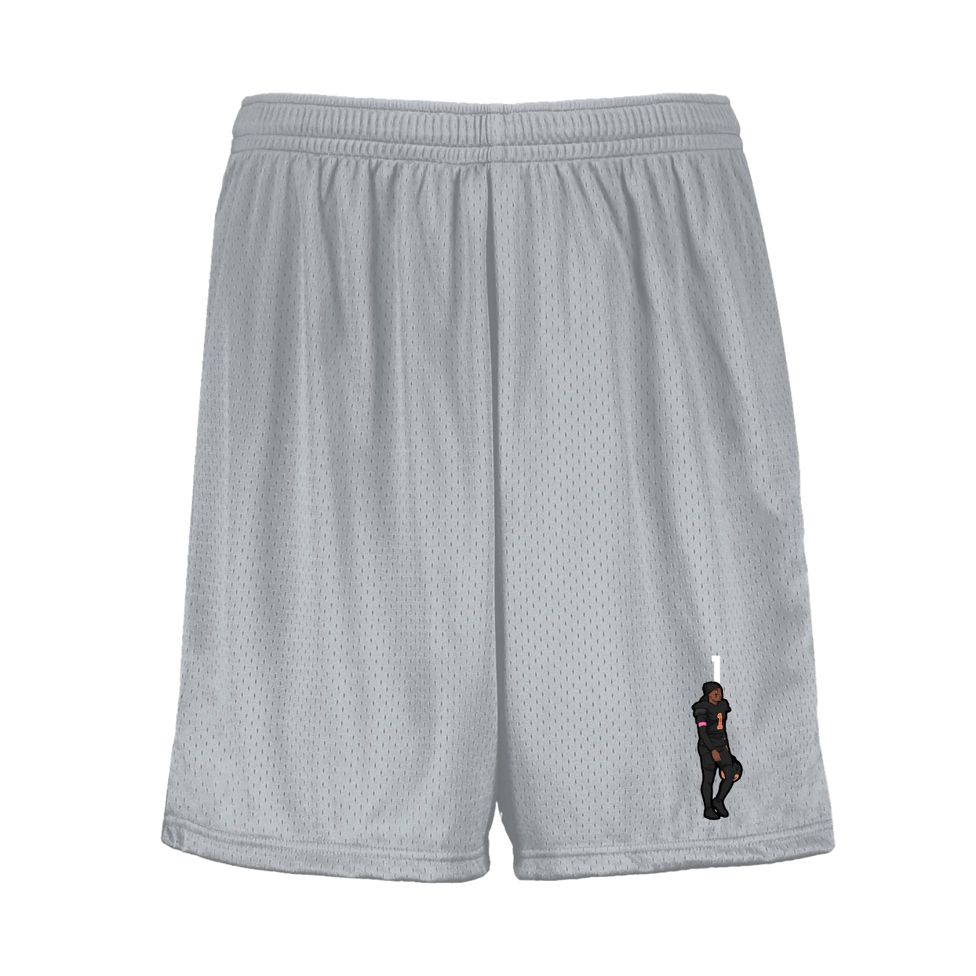 Shorts — Number Top in Silver