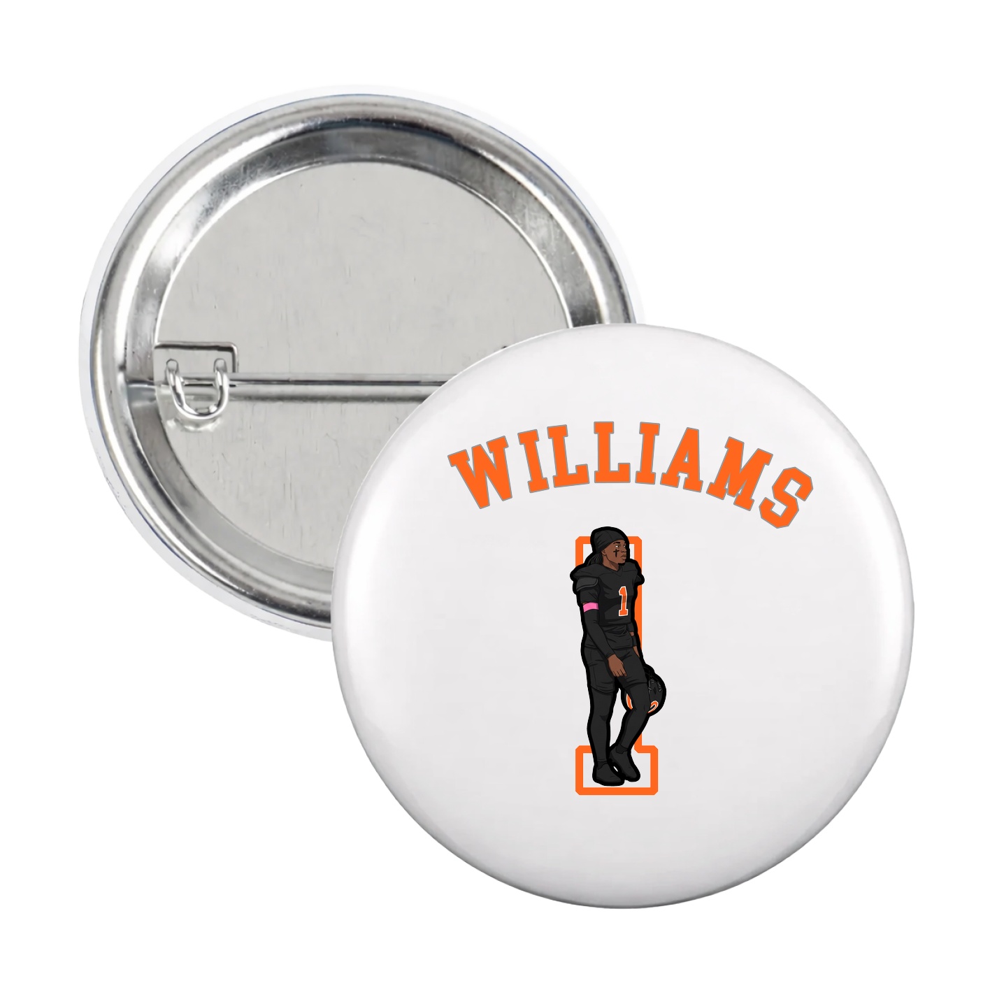 Game Day Button — Shirsey Arch in White