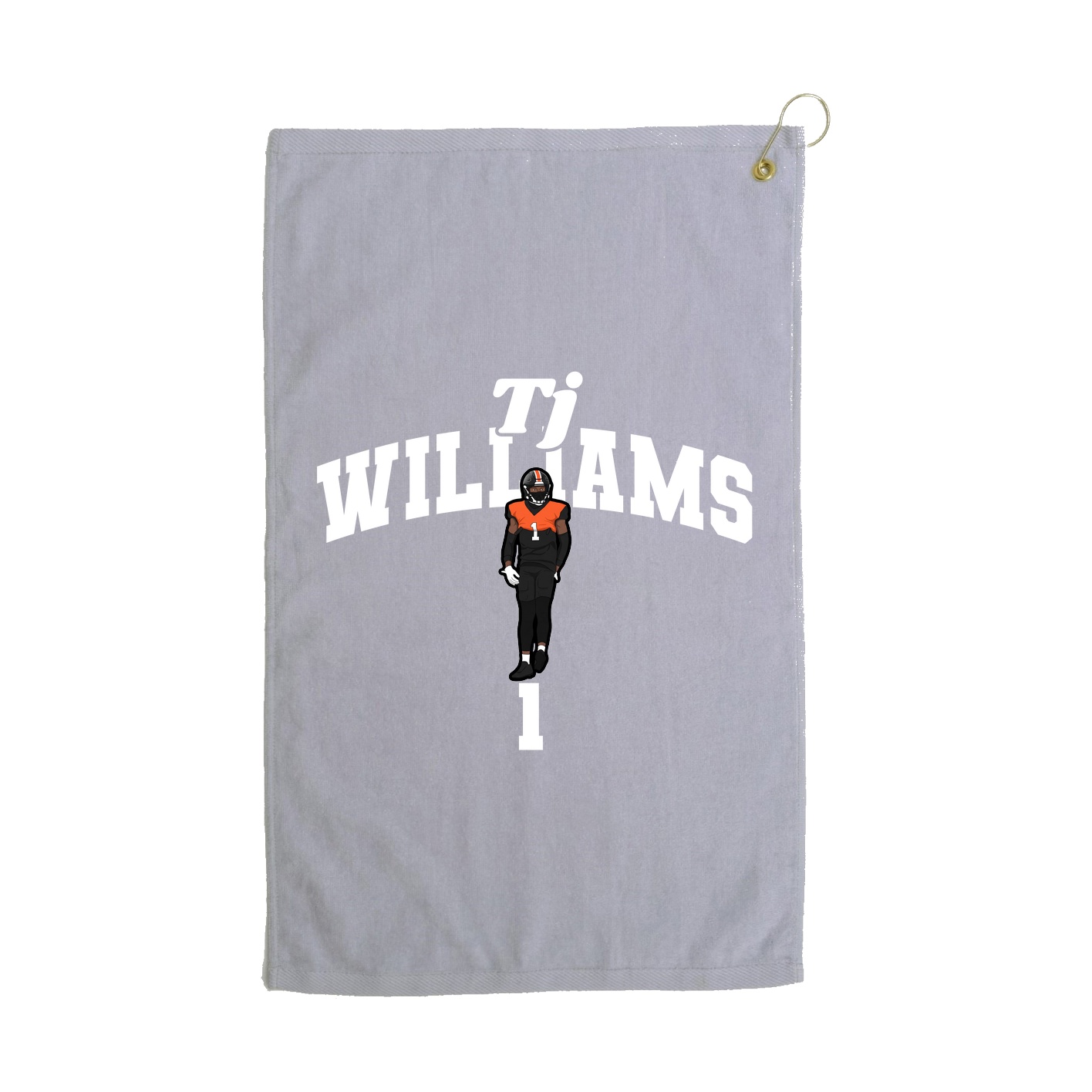 Golf Towel — Signature Arch in Grey