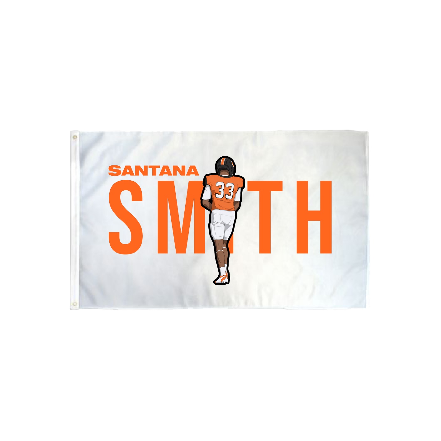 3x5 Flag — Player Name in Classic