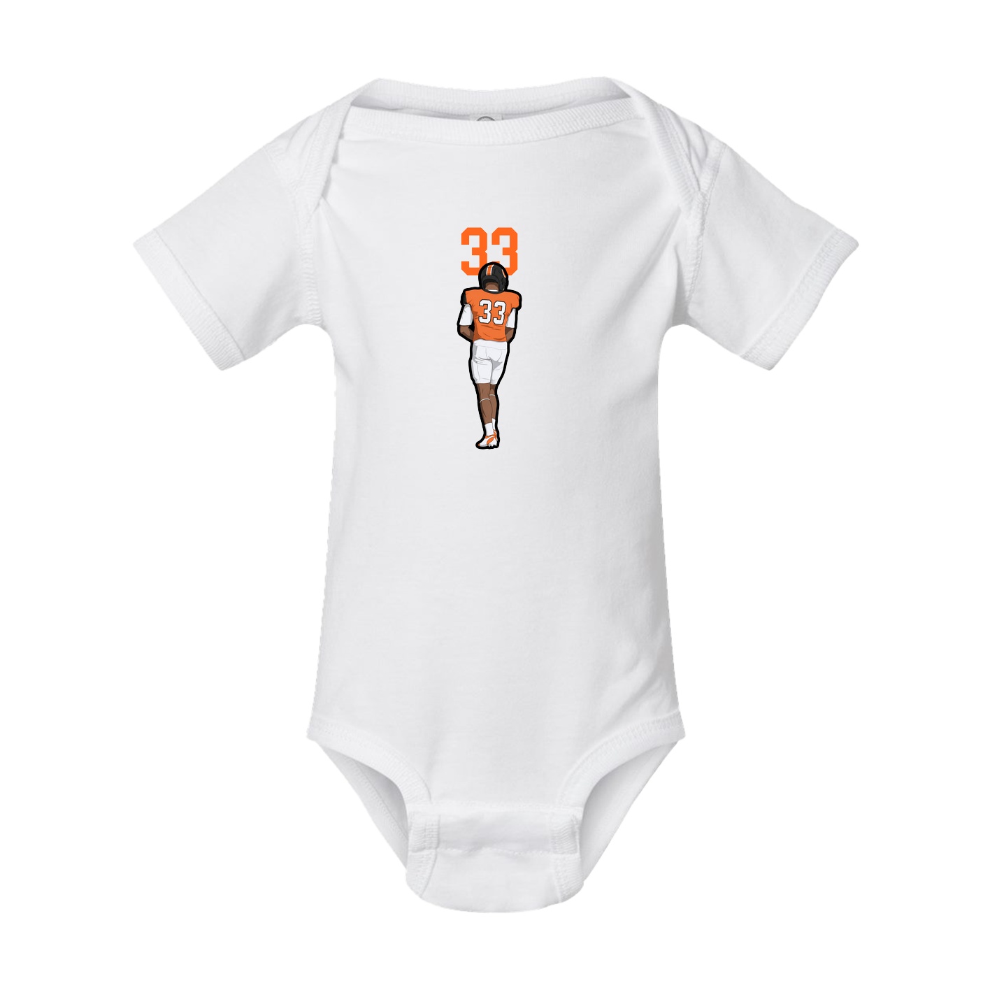 Baby Onesie — Number Top in White