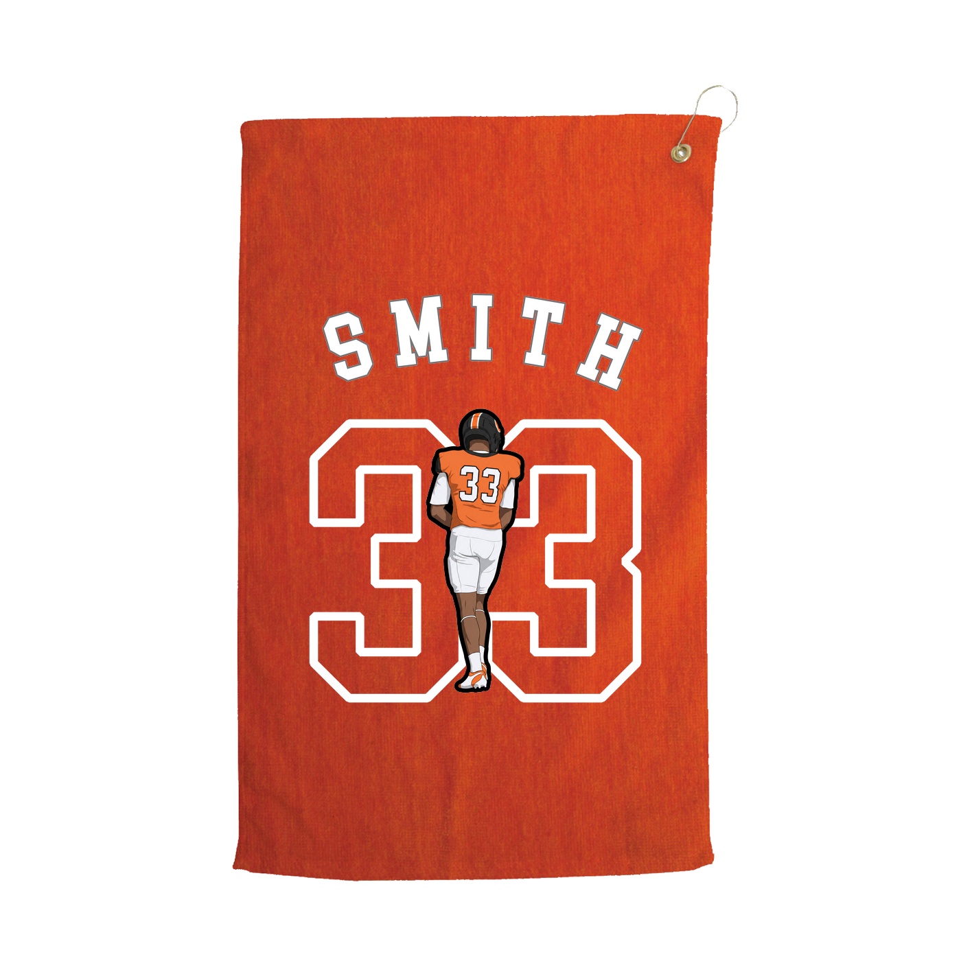 Golf Towel — Shirsey Arch in Orange