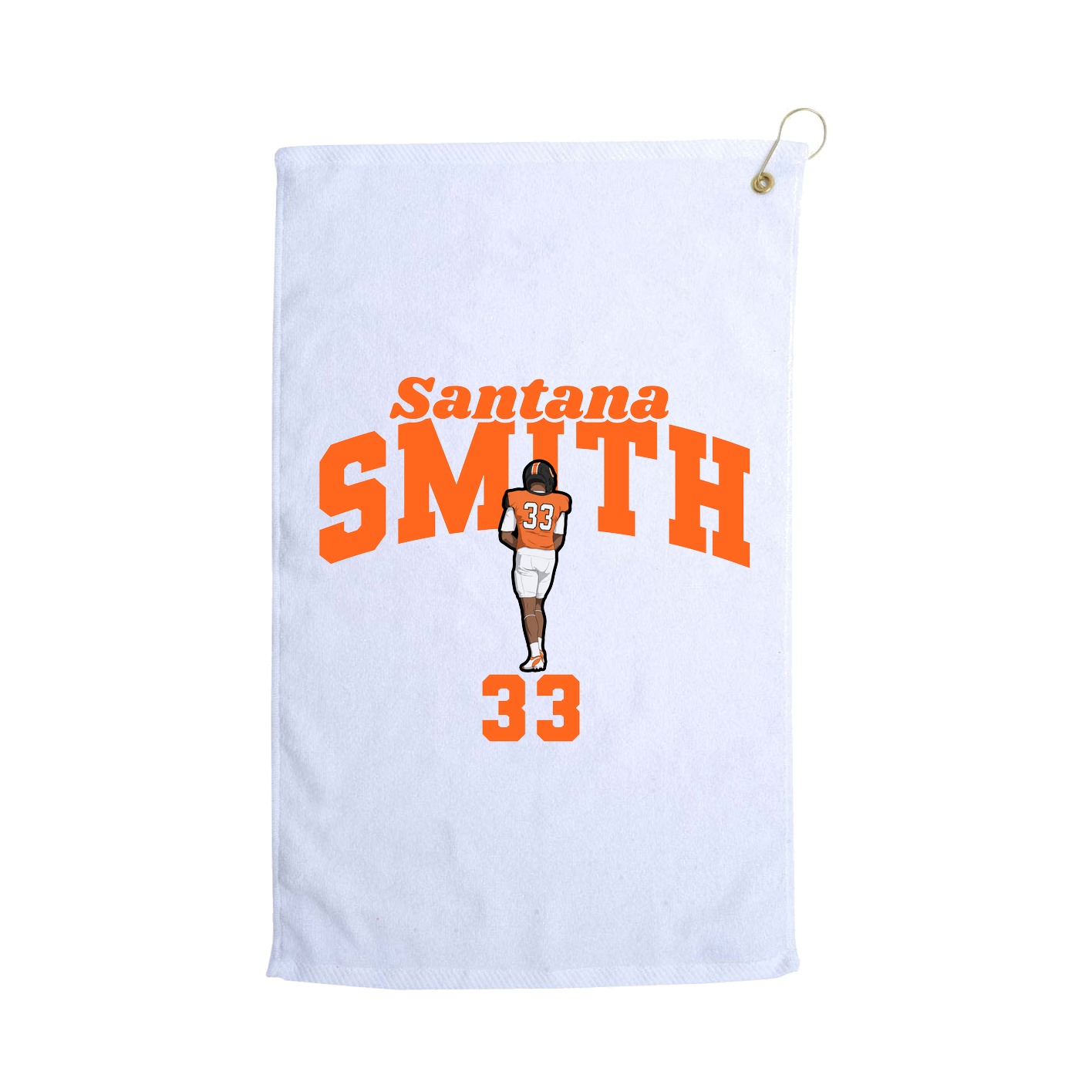 Golf Towel — Signature Arch in White