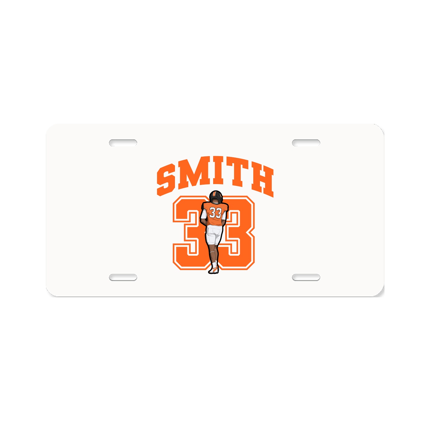 License Plate — Number in Classic