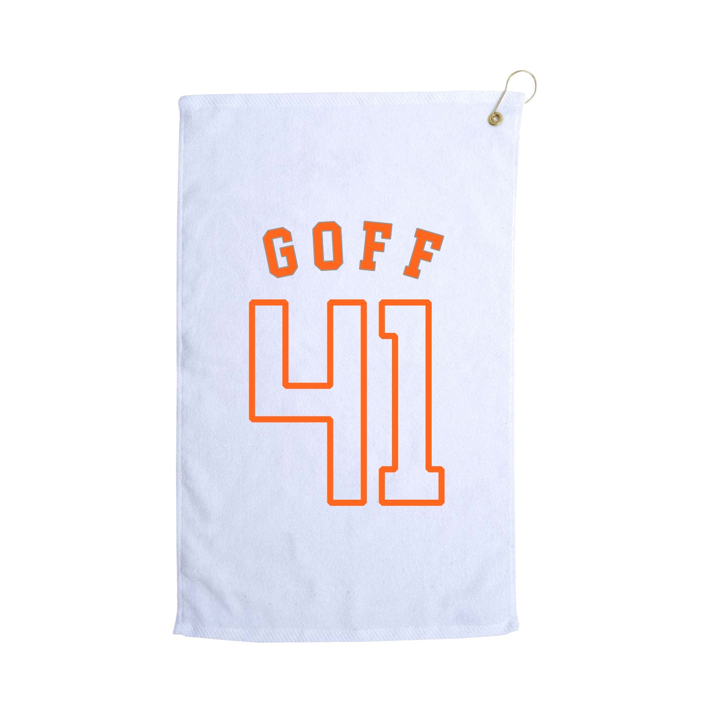 Golf Towel — Shirsey Arch in White