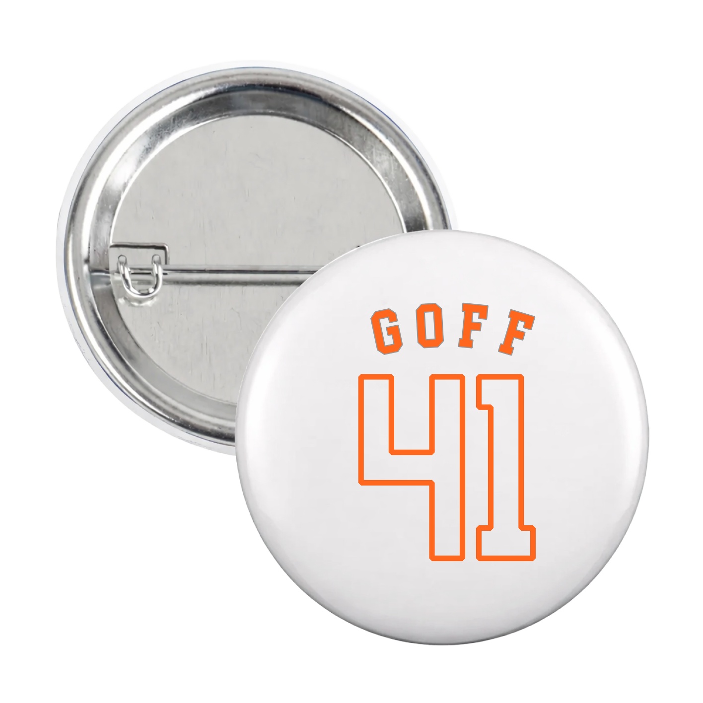 Game Day Button — Shirsey Arch in White