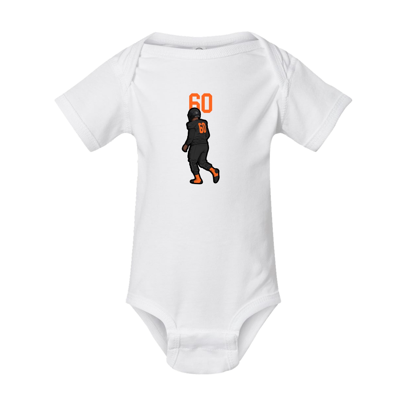 Baby Onesie — Number Top in White