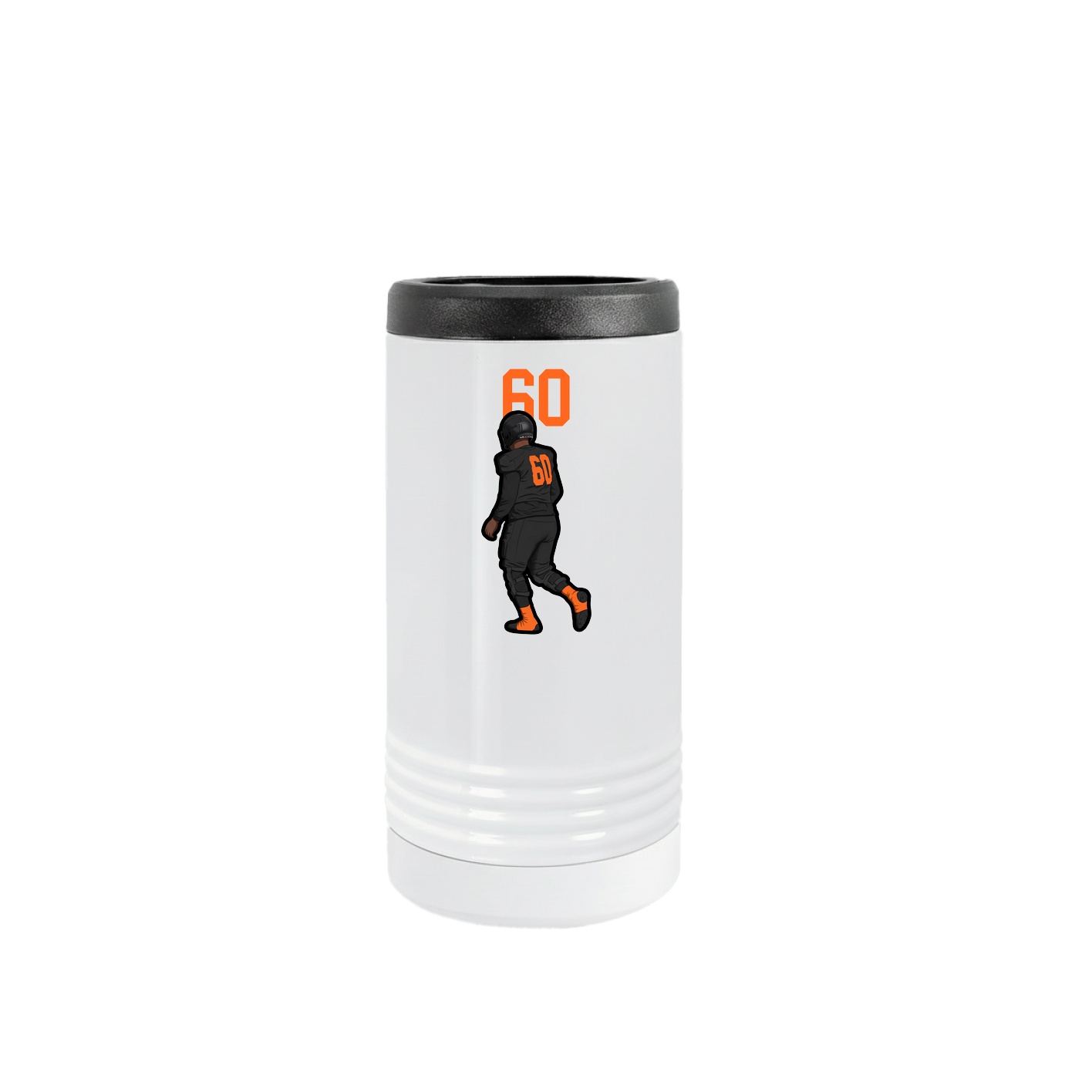 Slim Beverage Holder — Number Top in White