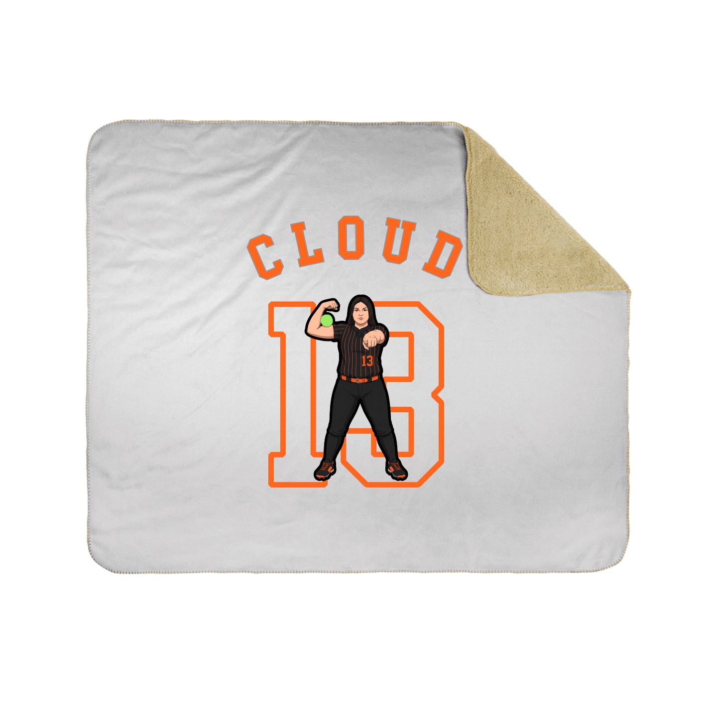 Throw Blanket — Shirsey Arch in White
