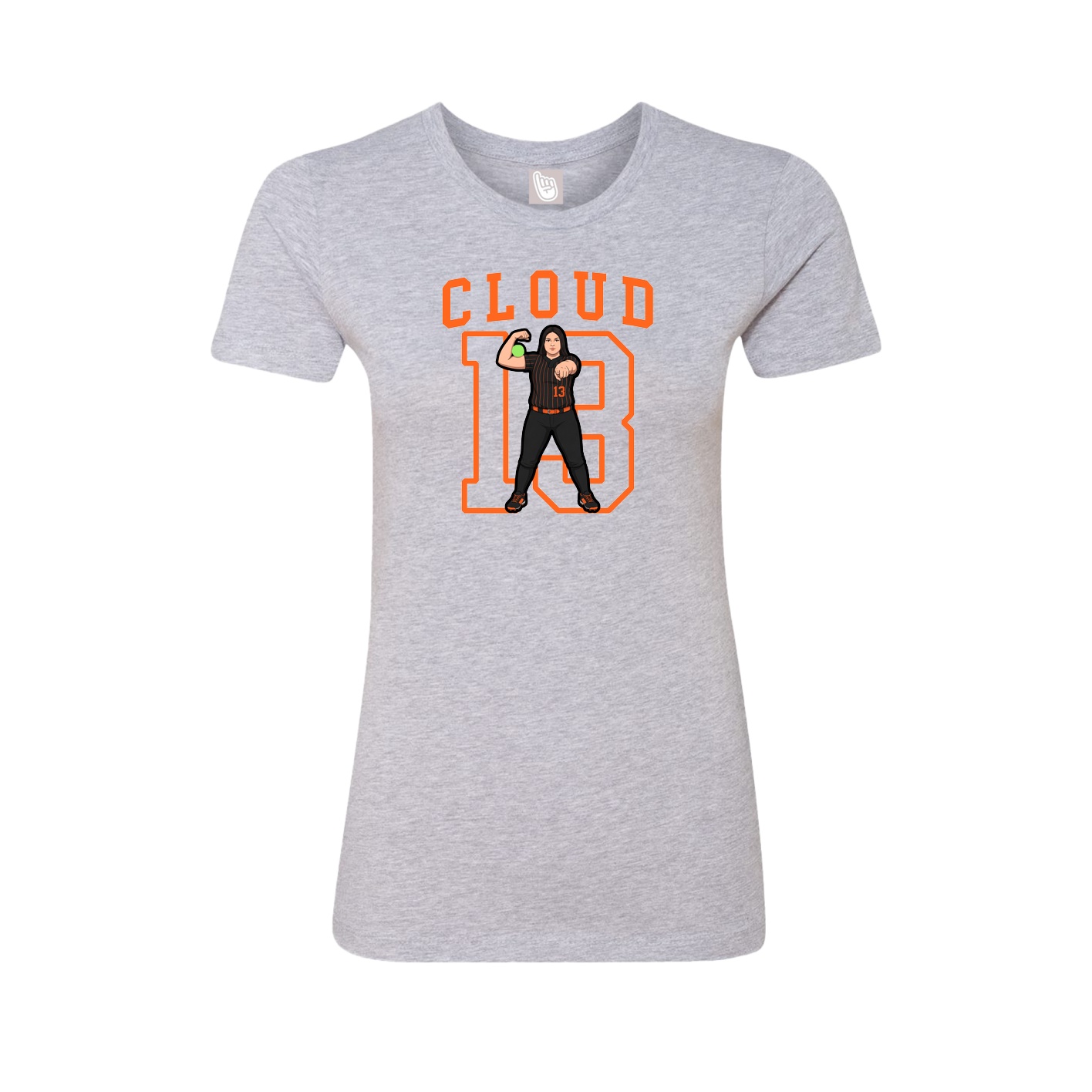 Fitted Women's Tee — Shirsey in Grey