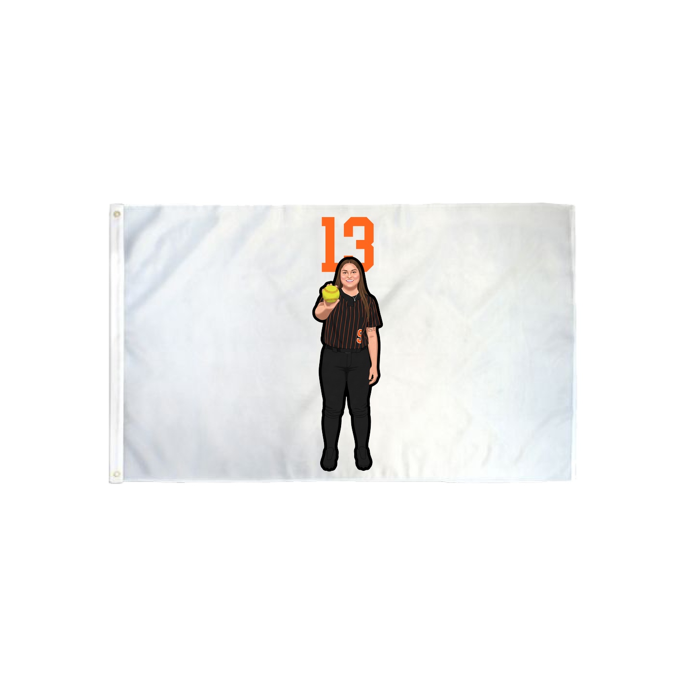 3x5 Flag — Number Top in Classic