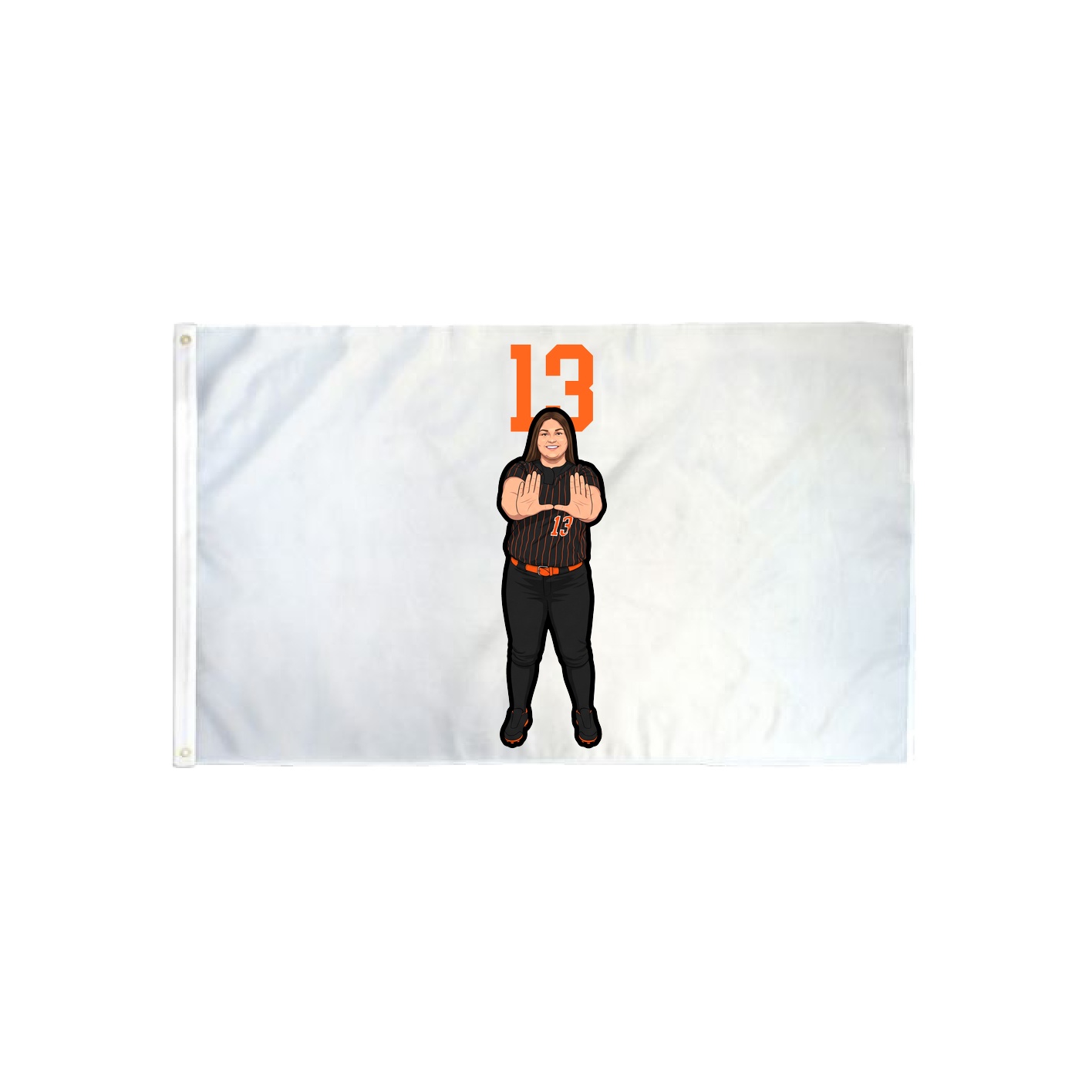 3x5 Flag — Number Top in Classic