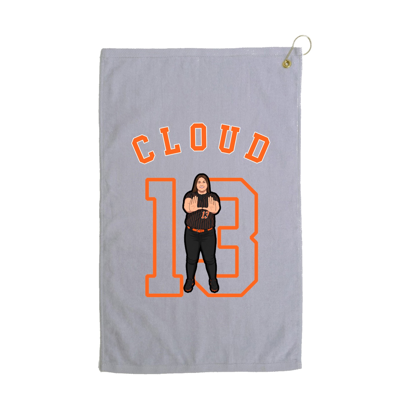 Golf Towel — Shirsey Arch in Grey