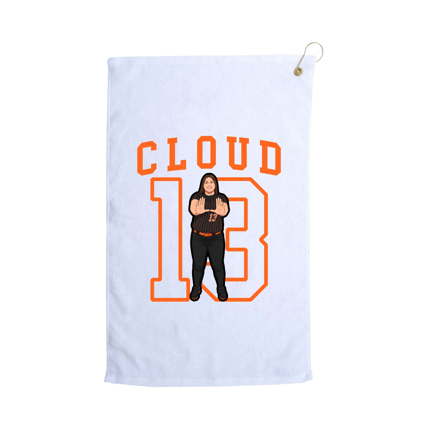 Golf Towel — Shirsey in White