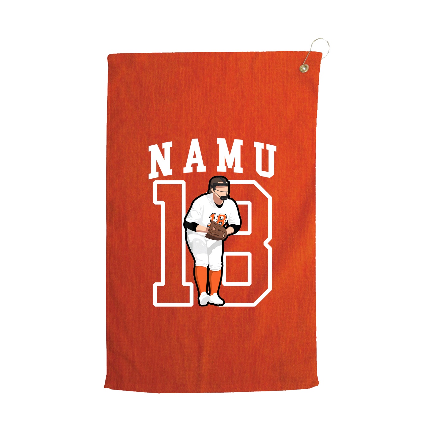 Golf Towel — Shirsey in Orange