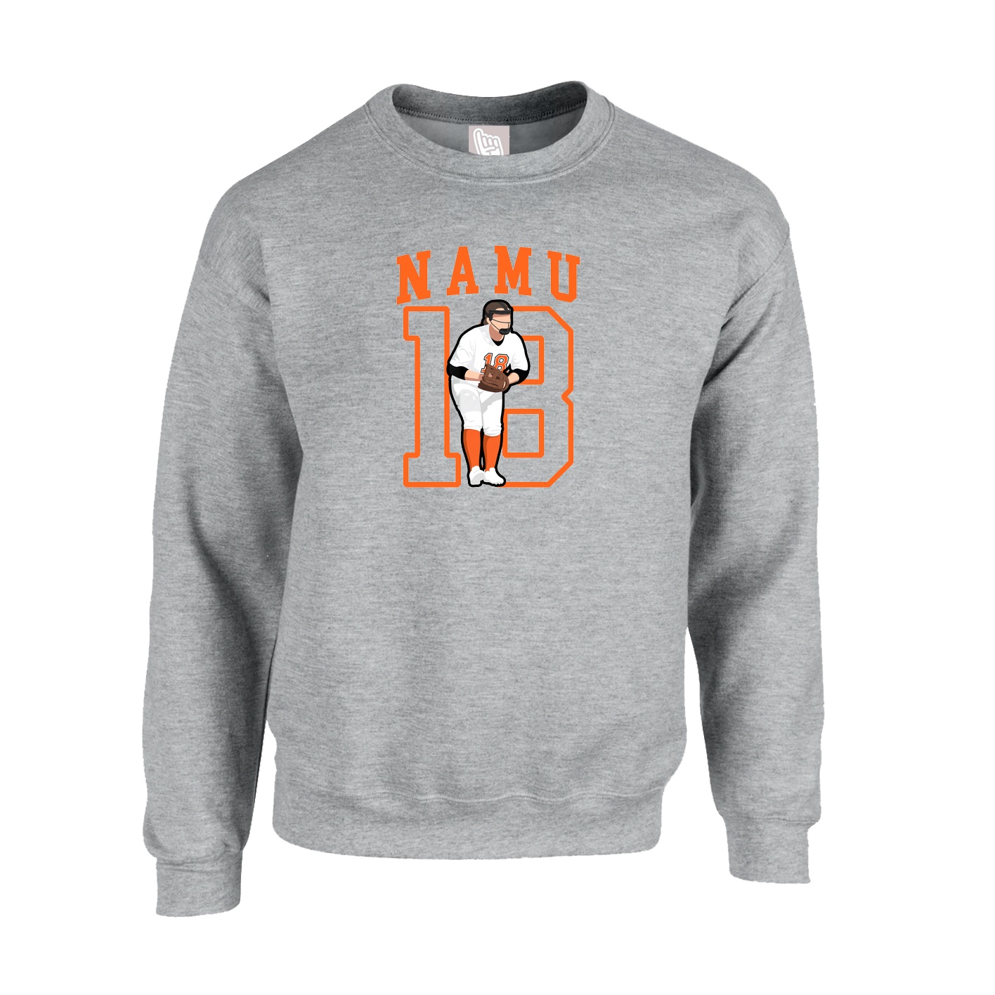 Fleece Crew — Shirsey in Grey