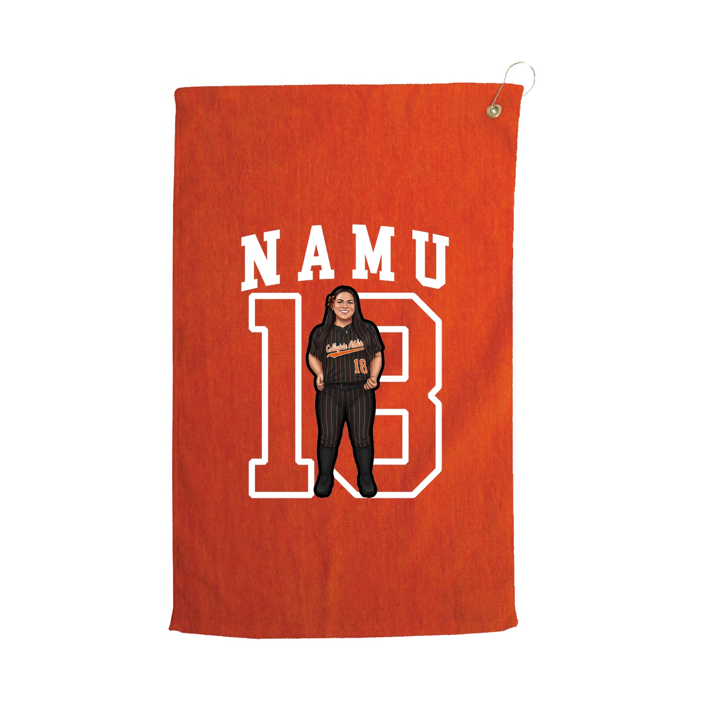 Golf Towel — Shirsey in Orange