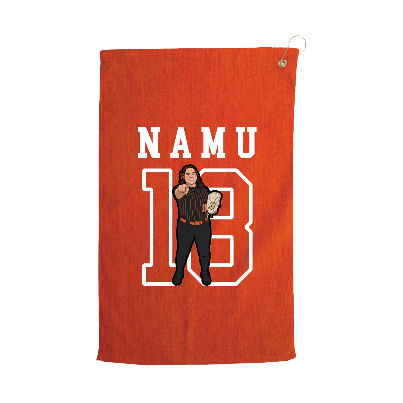 Golf Towel — Shirsey in Orange