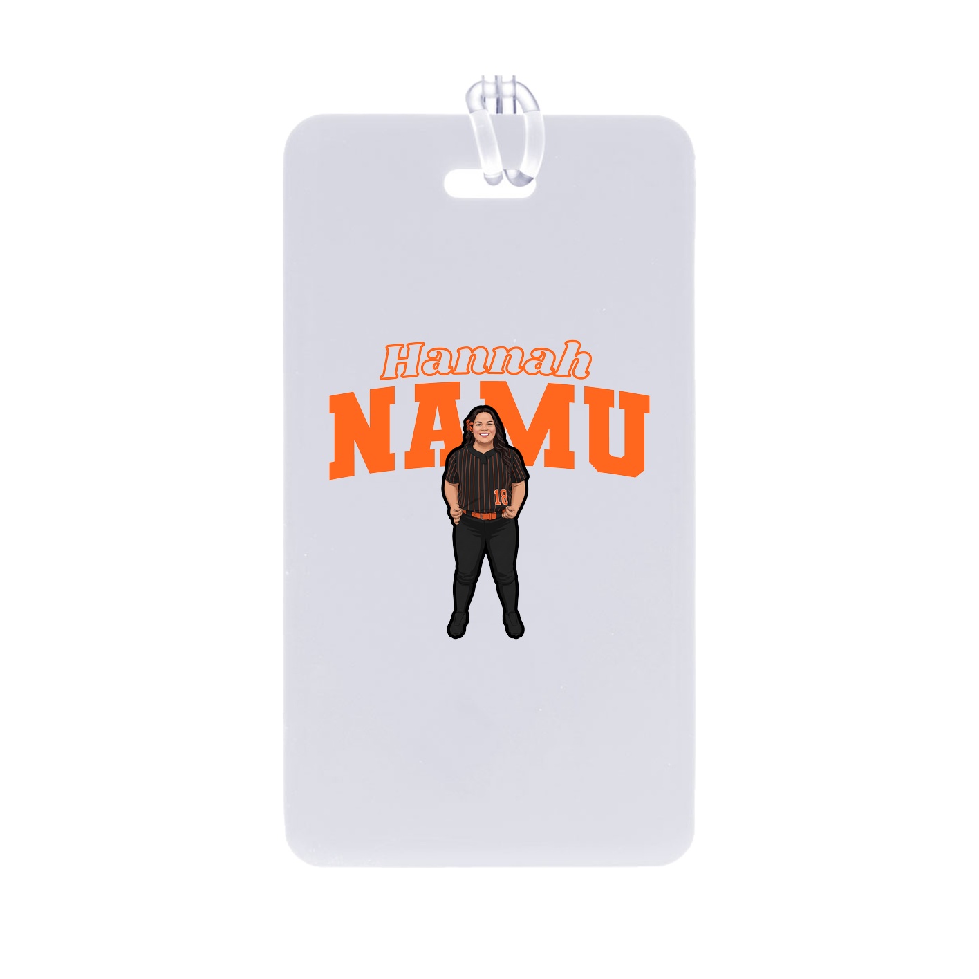 Bag Tag — Name Arch in Classic