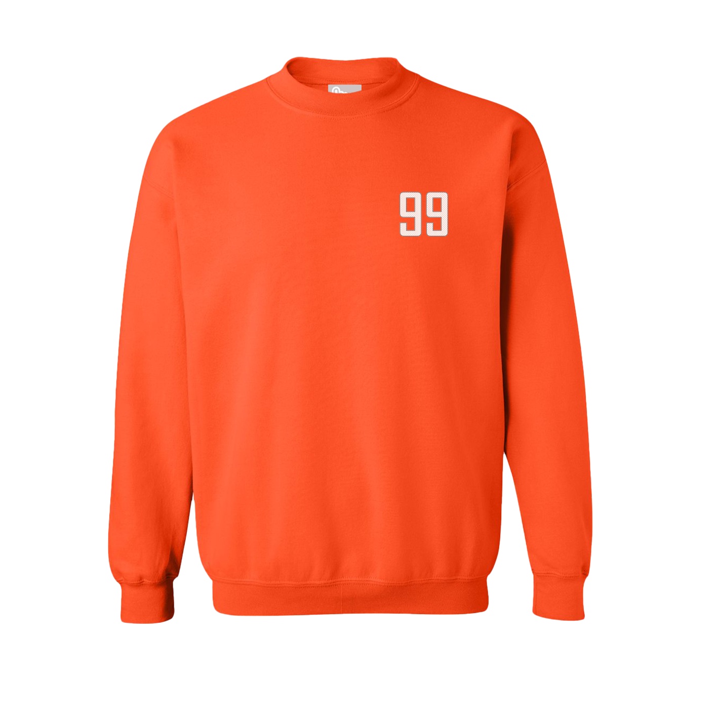 Fleece Crew — Front Shirsy in Orange