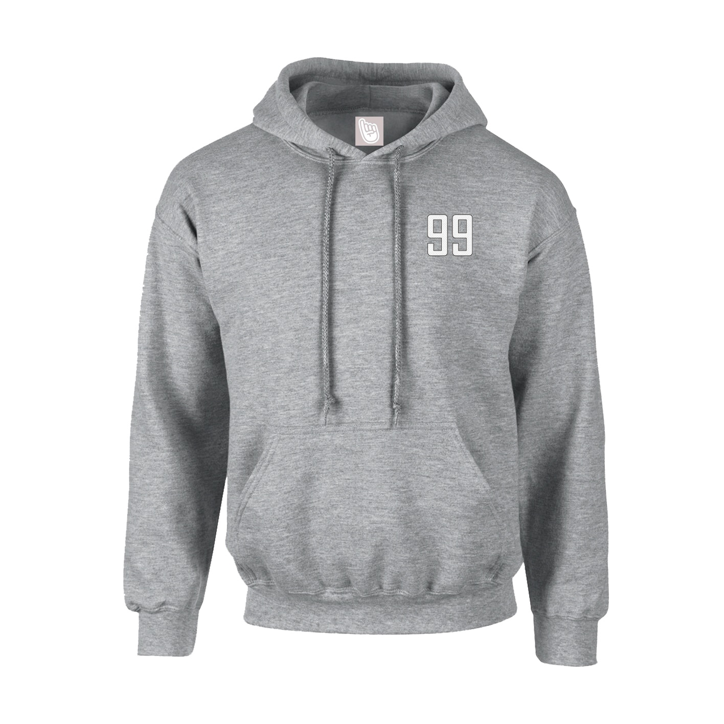 Youth Hoodie — Front Shirsy in Grey
