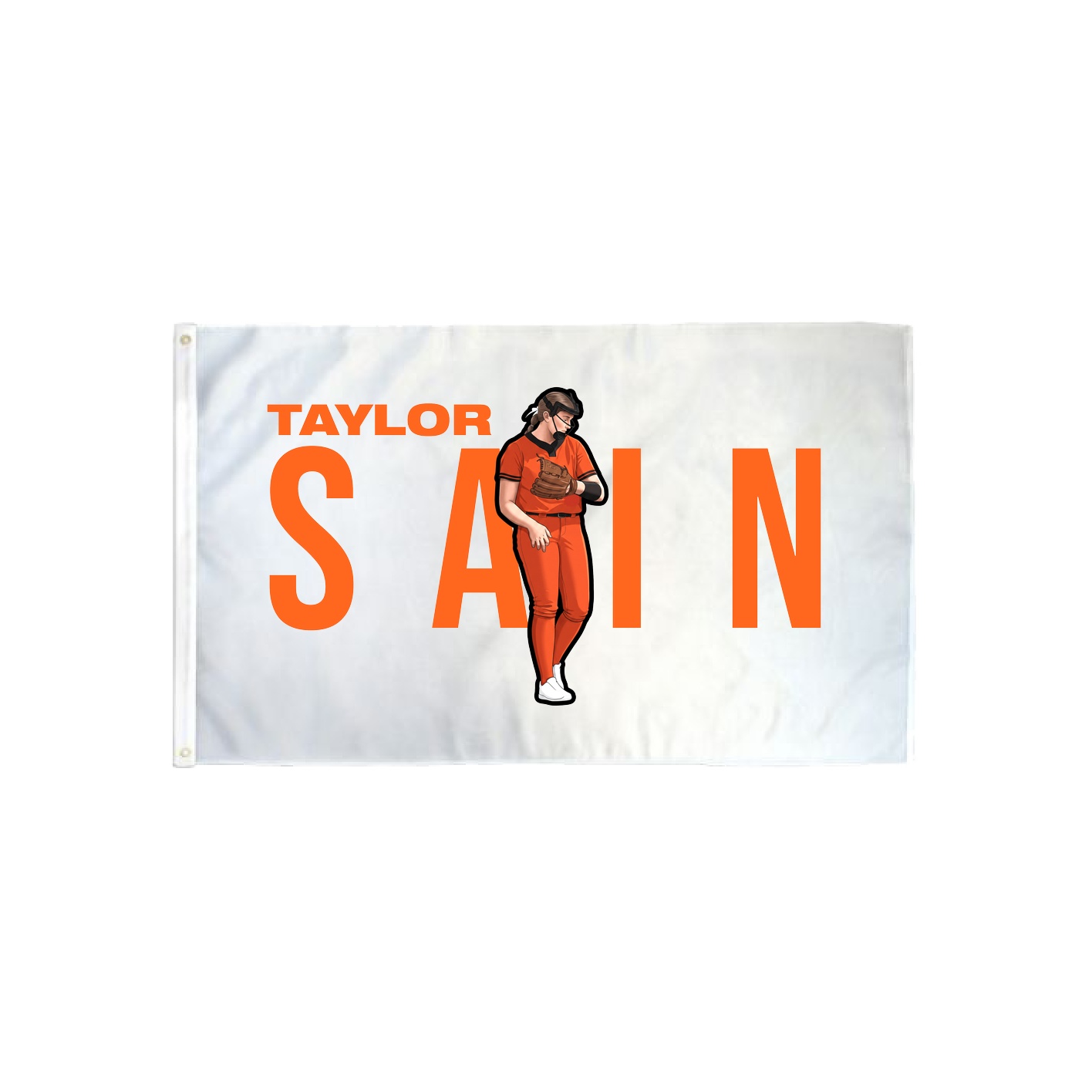 3x5 Flag — Player Name in Classic