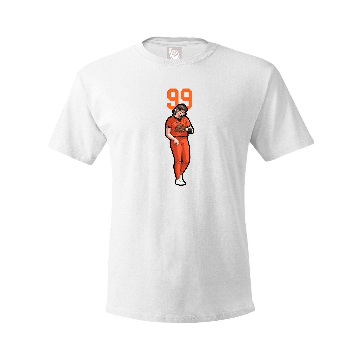 Tee — Number Top in White