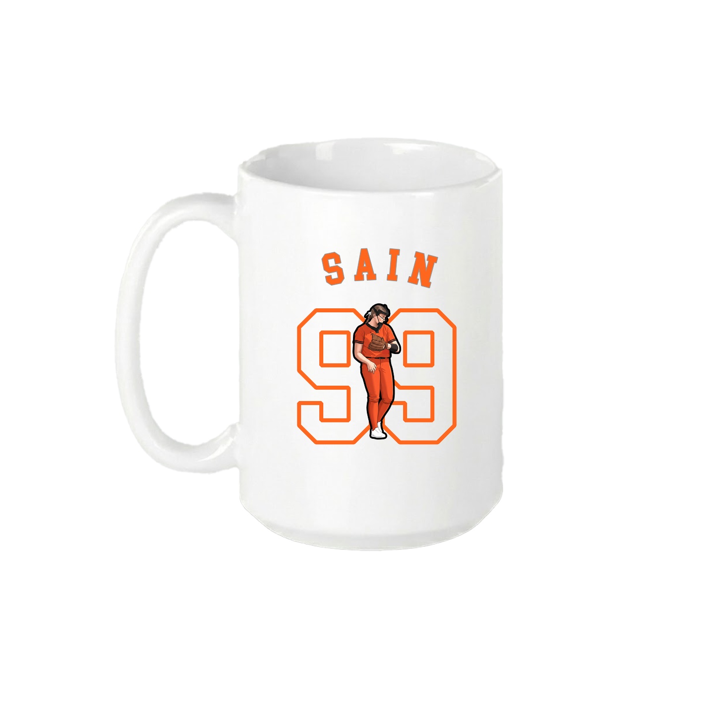 15oz Coffee Mug — Shirsey Arch in White