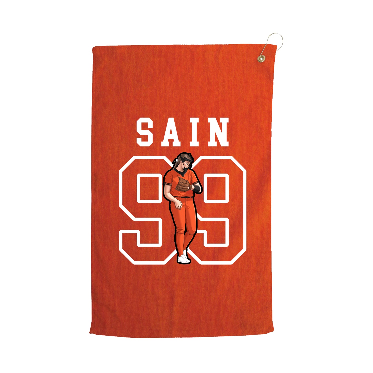 Golf Towel — Shirsey in Orange